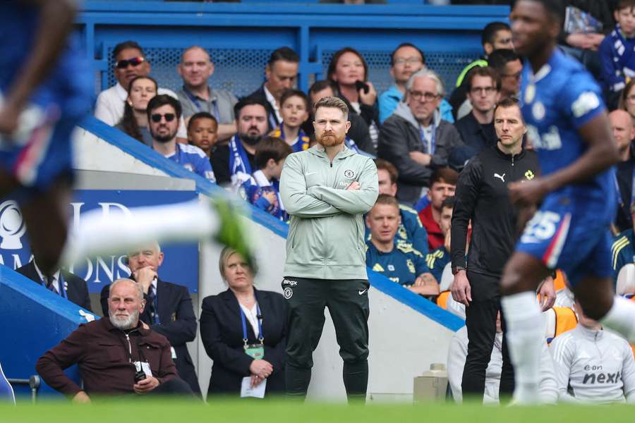 Calum McFarlane took over at Chelsea following the departure of Liam Rosenior 