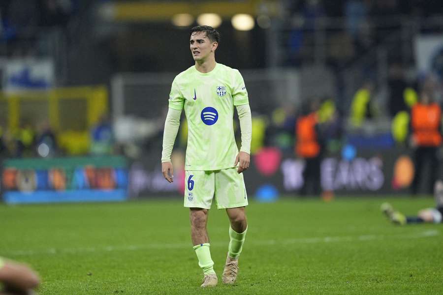 Gavi, en el Giuseppe Meazza.