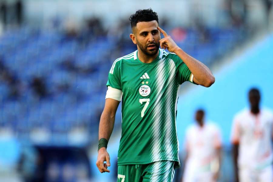 Riyad Mahrez (Algérie) lors du match contre le Niger 