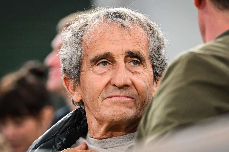 Alain Prost à Roland-Garros le 2 juin.