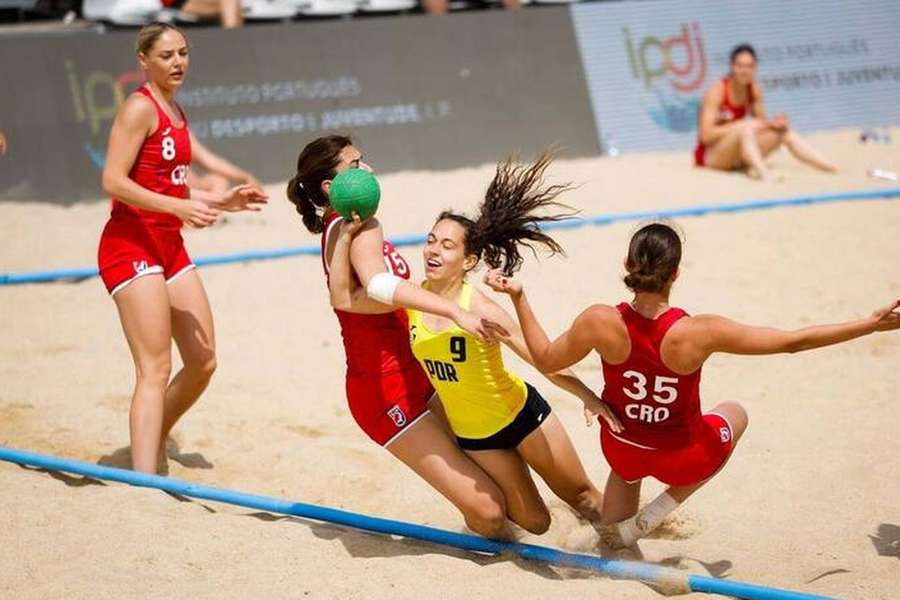 Seleções de andebol de praia estreiam Portugal nos Jogos Europeus