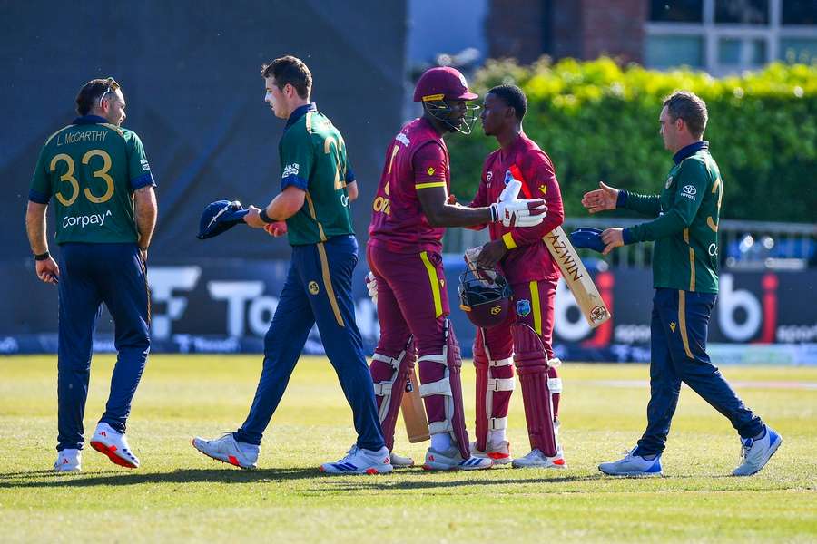 Rain washed out West Indies' T20 clash in Ireland