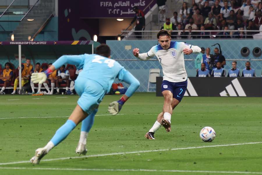 Jack Grealish também fez o gosto ao pé Jack Grealish também fez o gosto ao pé