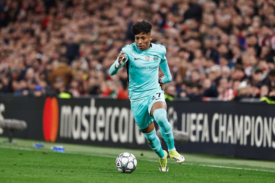 Alisson Santos deu nas vistas pelo Sporting na Liga dos Campeões