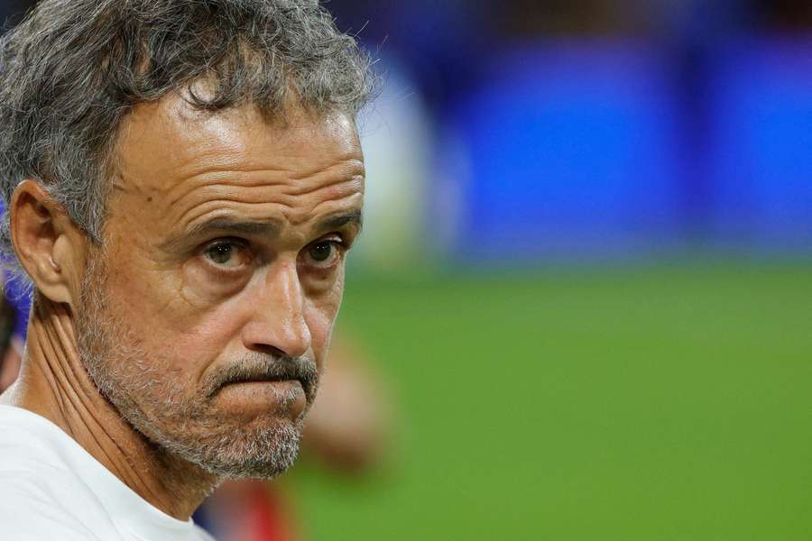 Luis Enrique à Bollaert dimanche soir. Luis Enrique à Bollaert dimanche soir.