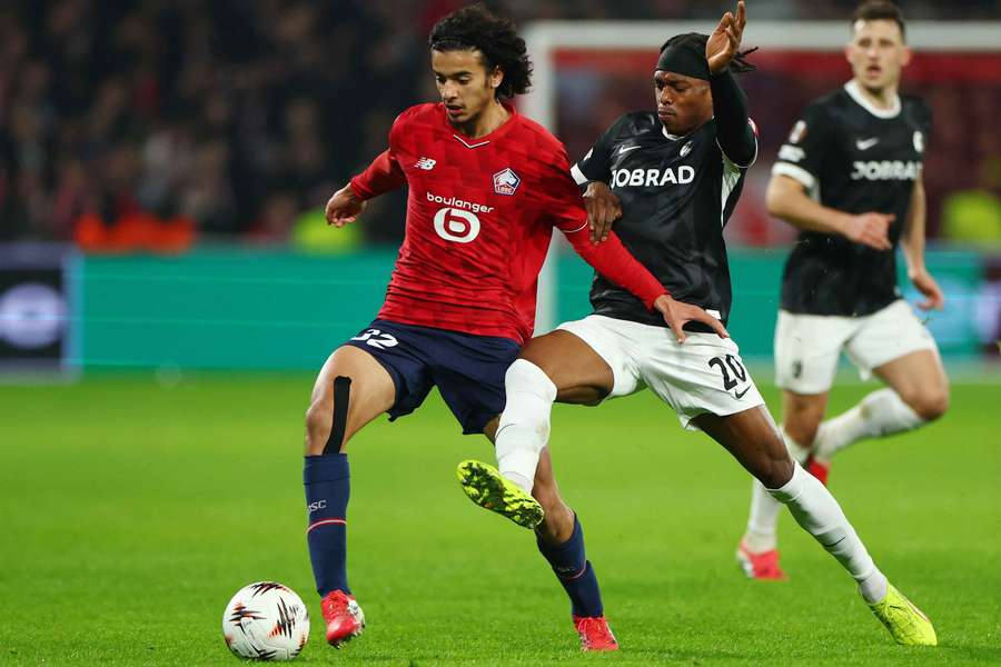 Ayyoub Bouaddi, médio do Lille