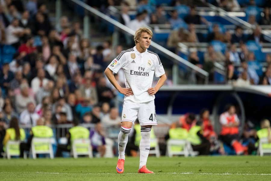 Odegaard moved to Real Madrid as a 16-year-old