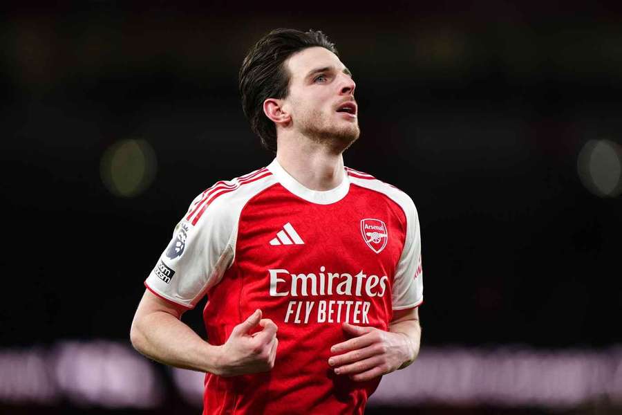 Declan Rice, médio do Arsenal Declan Rice, médio do Arsenal