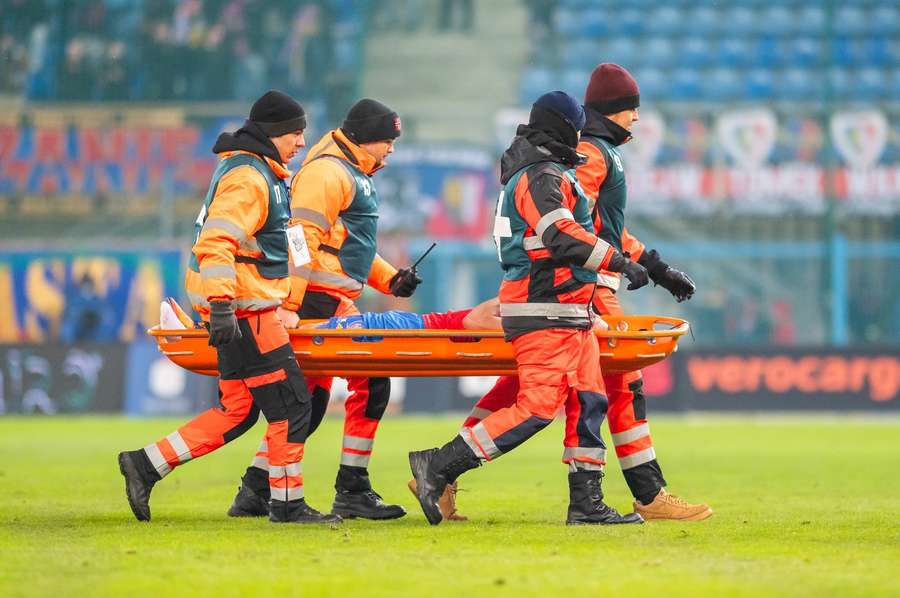 Boisgard wypada z gry dla Piasta na kilka tygodni po urazie na początku meczu z Lechem