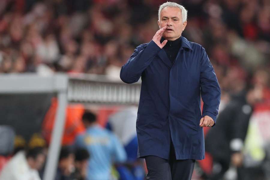 Mourinho no Estádio da Luz Mourinho no Estádio da Luz