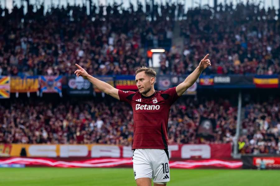 Jan Kuchta se proti Jablonci blýskl dvěma góly.