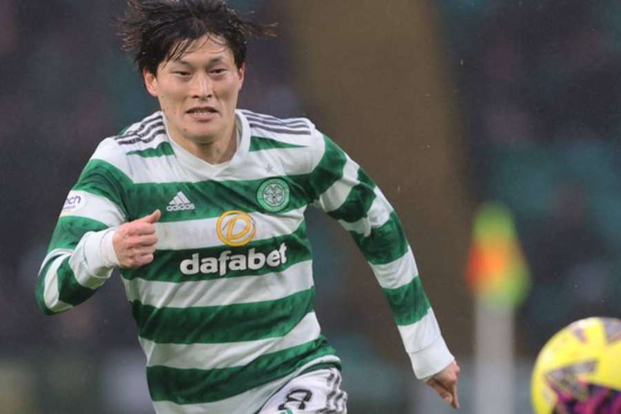 Kyogo Furuhashi came on for Celtic with 20 minutes remaining