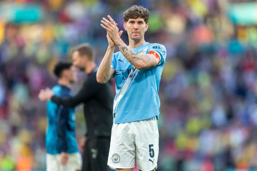John Stones après la qualification en finale de FA Cup.