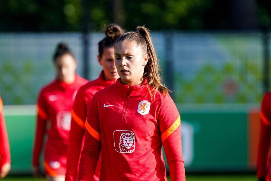 Martens tijdens de training van afgelopen zaterdag