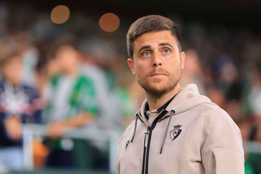 Il tecnico italiano dell'Osasuna, Alessio Lisci