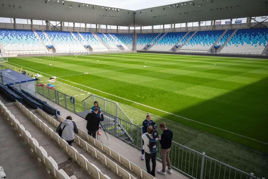 Opus Arena, kde se představí čeští fotbalisté v Chorvatsku.