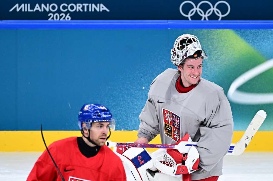 Lukáš Dostál už si zatrénoval s českým týmem.