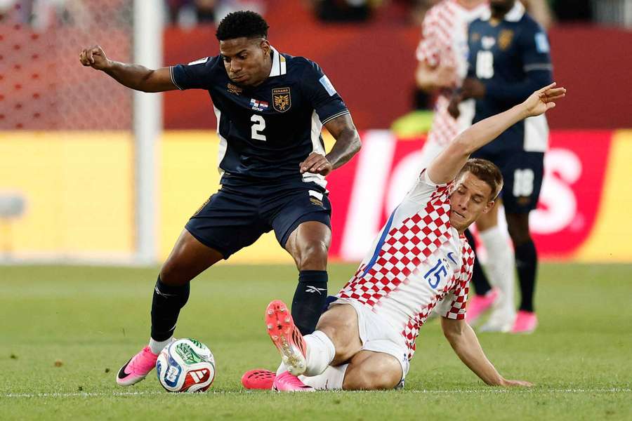 Panama and Croatia in action at the World Cup