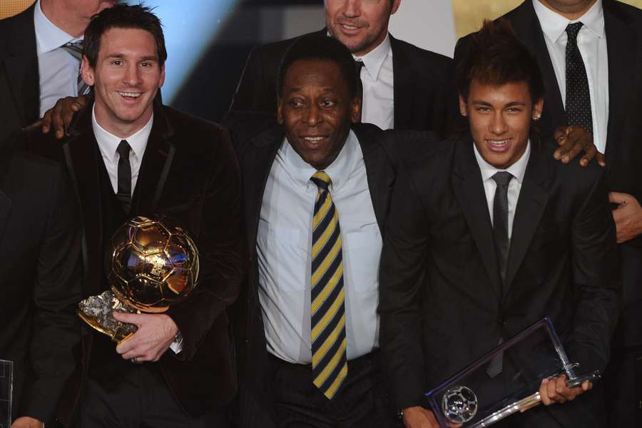 Messi, Neymar, Cristiano, Mbappé... Los grandes del fútbol despiden a Su Majestad Pelé