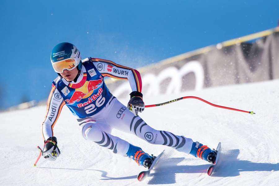 Manuel Schmid beim Hahnenkamm-Rennen 2020.