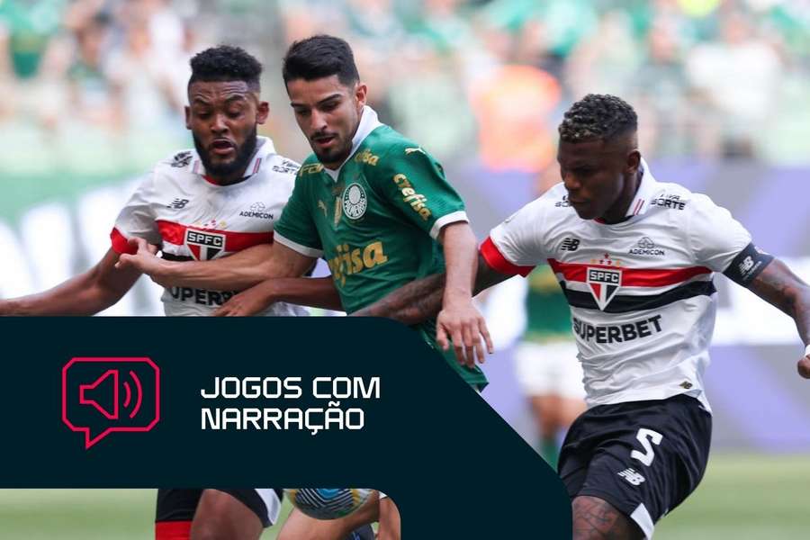 São Paulo e Palmeiras se enfrentam no domingo (16) com transmissão do Flashscore