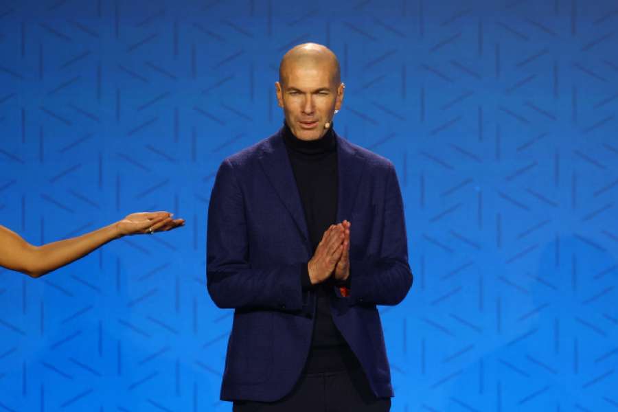 Zidane was unveiled as an ambassador for Alpine