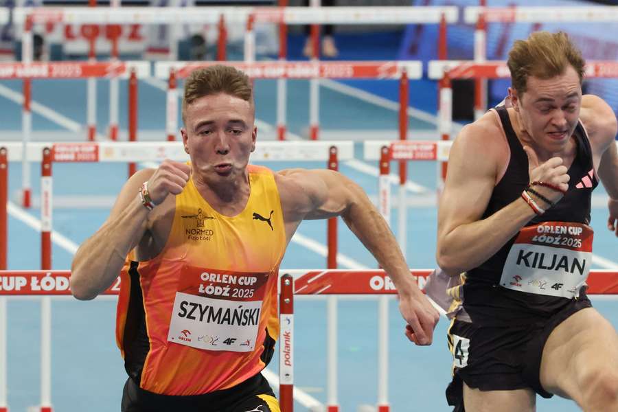 Zwycięstwo Jakuba Szymańskiego na 60 m ppł podczas mityngu w Duesseldorfie