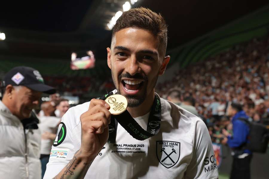 Manuel Lanzini's last game for the Hammers was the Europa Conference League final in Prague