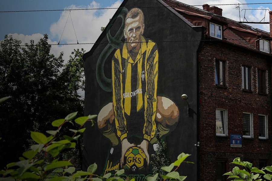 Kibice GieKSy uczcili kolejnego uznanego zawodnika, Adam Ledwoń ma swój mural Kibice GieKSy uczcili kolejnego uznanego zawodnika, Adam Ledwoń ma swój mural