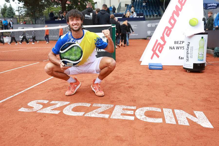 Argentyńczyk Tirante najlepszy w szczecińskim challengerze. Pokonał Ruiza w dwóch setach