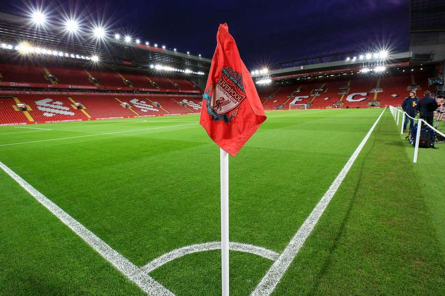 A general view inside Anfield Stadium