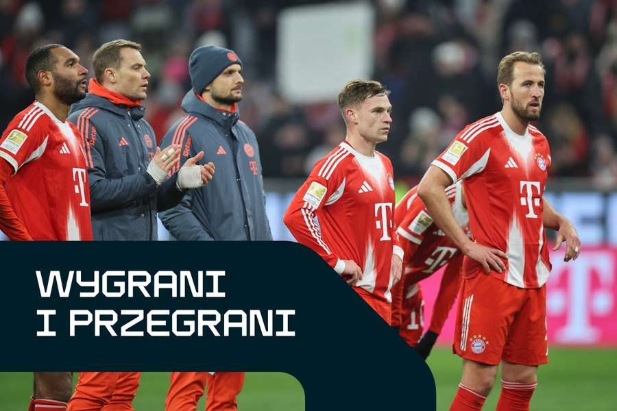 Piłkarze Bayernu dziękują kibicom po sensacyjnej porażce z Augsburgiem
