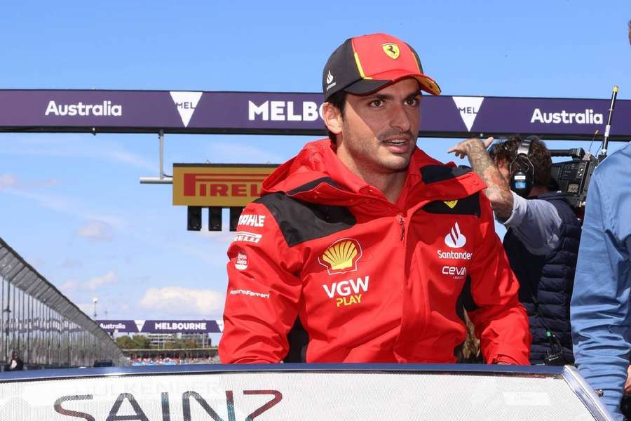 Carlos Sainz à Melbourne le 3 avril.