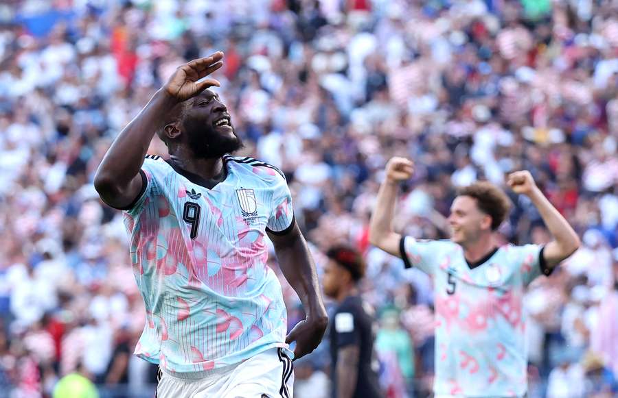 Romelu Lukaku con la maglia del Belgio