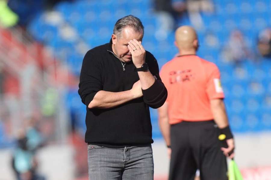 Trenér Baníku Tomáš Galásek.