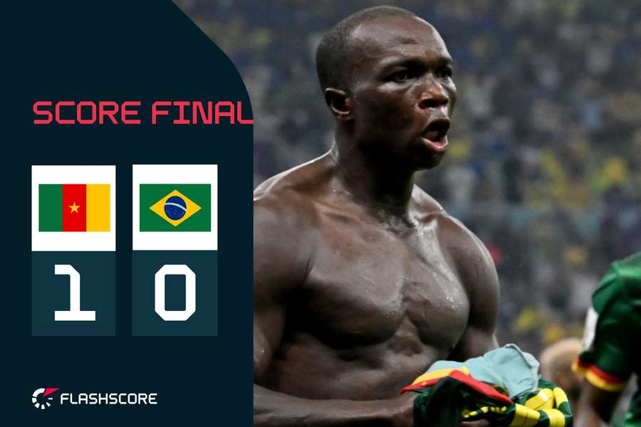 Vincent Aboubakar a offert aux siens le but de la victoire face au Brésil. 