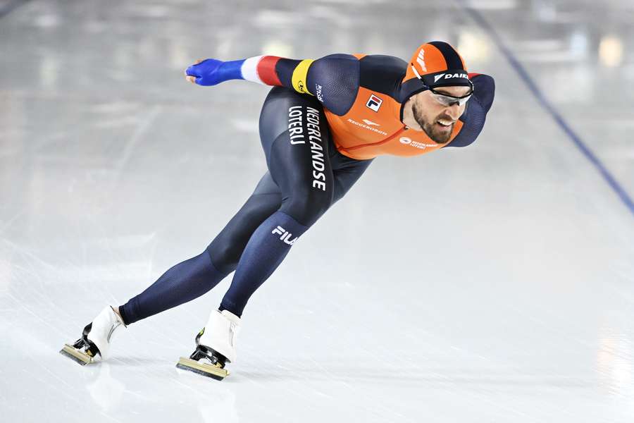 Kjeld Nuis in actie in Noorwegen