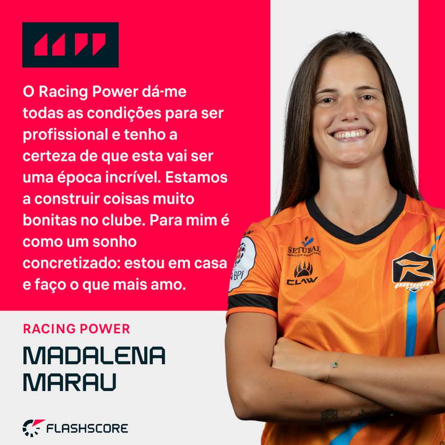Marau está feliz no Racing Power Marau está feliz no Racing Power
