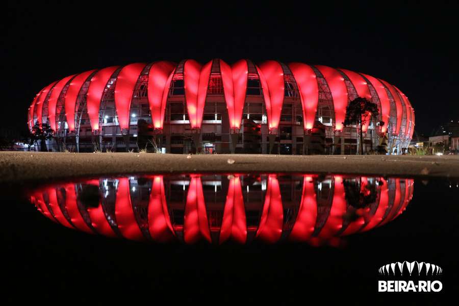 Parte externa do Gigante da Beira-Rio, o estádio do Internacional