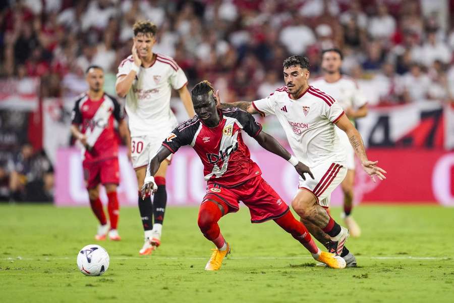 Pathé Ciss, durante el Sevilla-Rayo Pathé Ciss, durante el Sevilla-Rayo