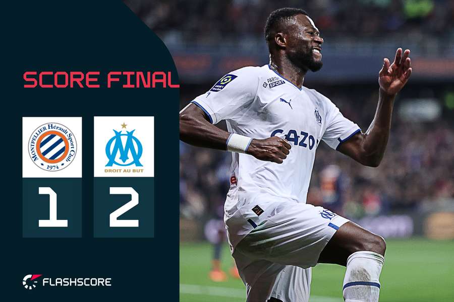 L'OM gagne à Montpellier et signe sa 4e victoire consécutive en Ligue 1