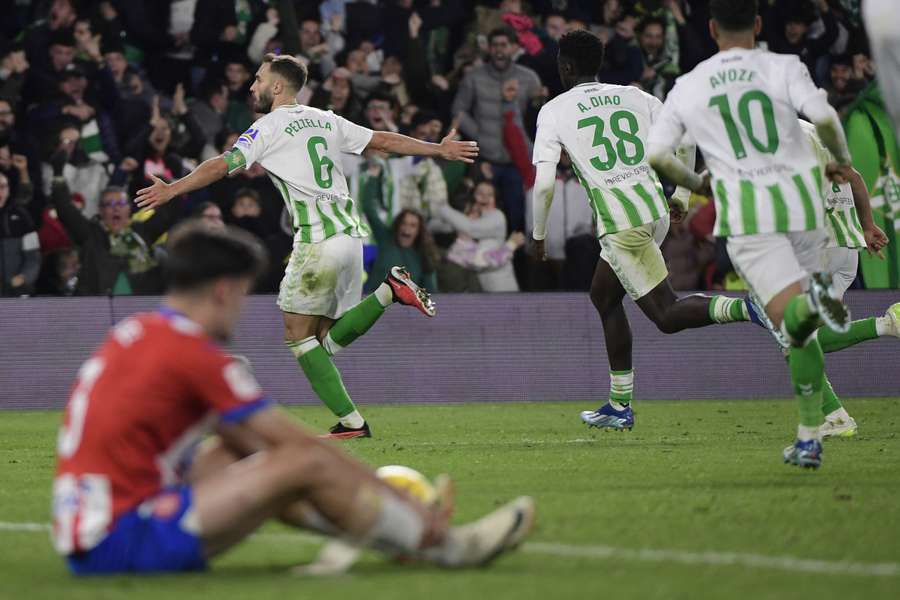 Gegen Betis kassierte Girona den späten Ausgleich.