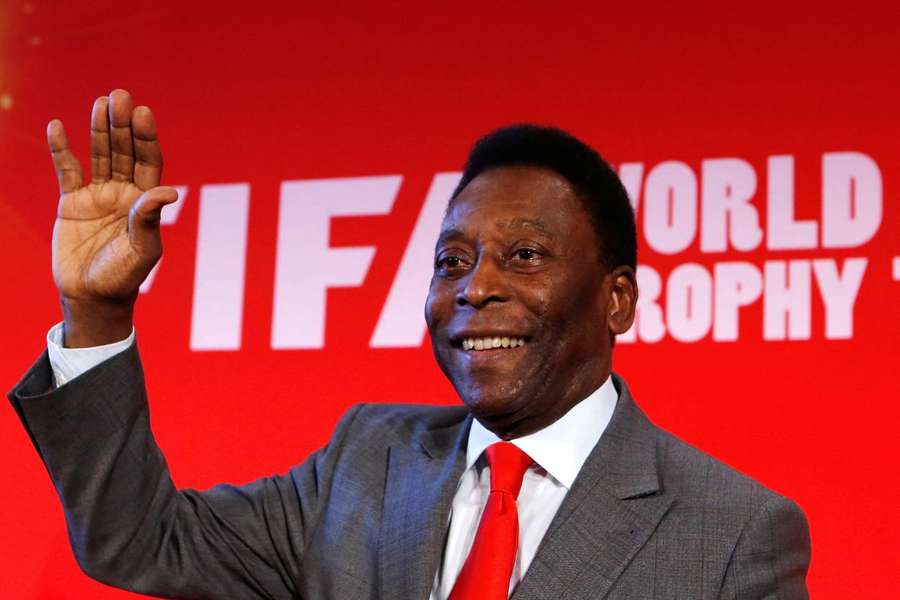 Pele assured fans that his trip to the hospital was a monthly visit