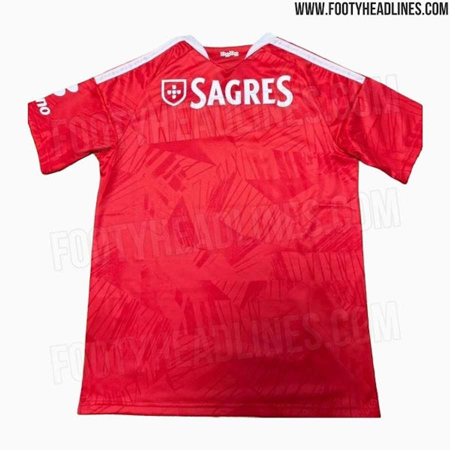 As costas da camisola do Benfica