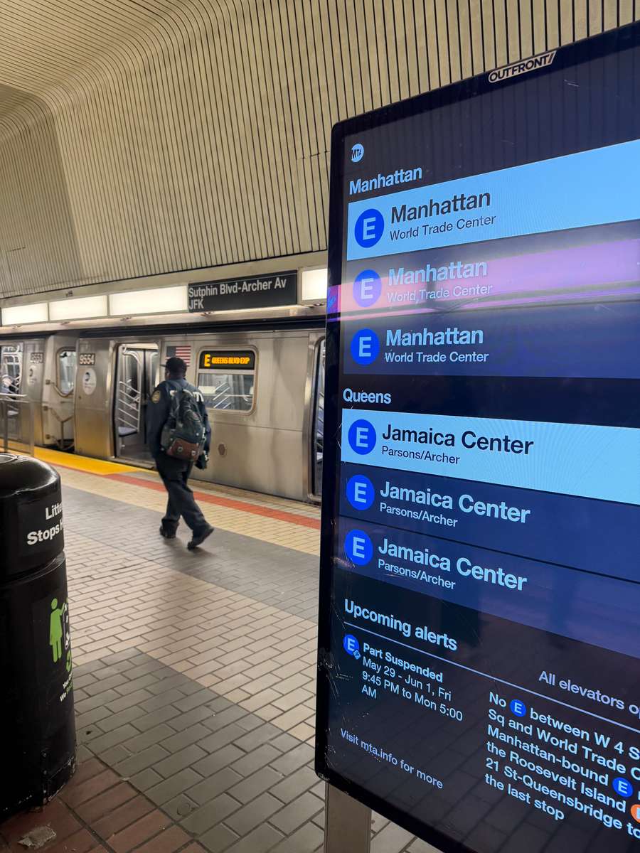 Estação Suthpin Boulevard-Archer Avenue, próxima ao Aeroporto JFK