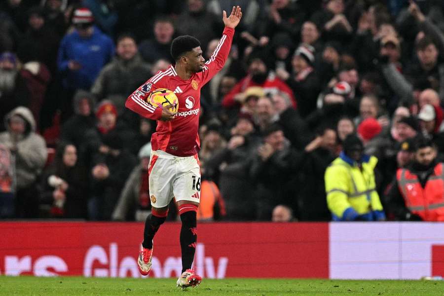 Amad Diallo fez um hat-trick em 12 minutos