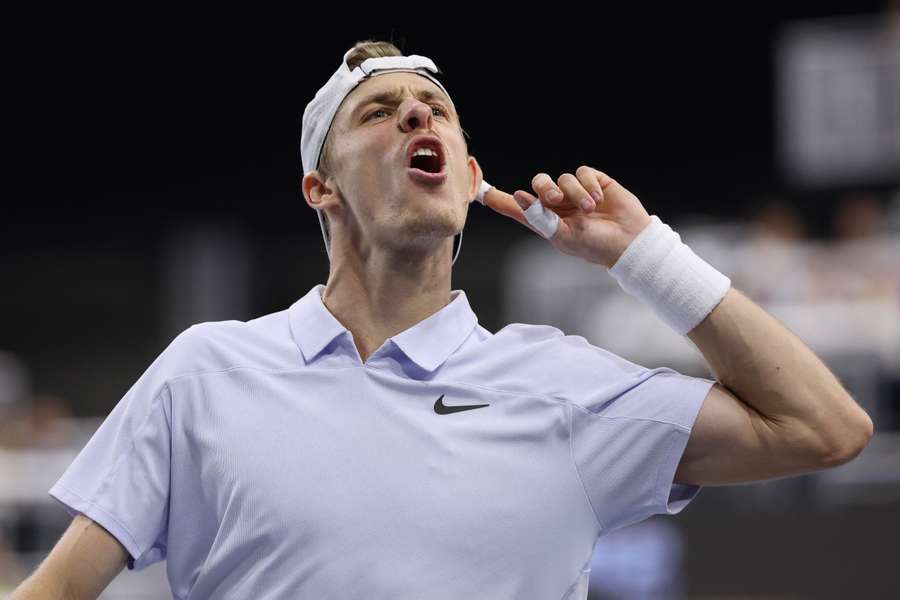 Denis Shapovalov lors de la finale à Dallas le 9 février.