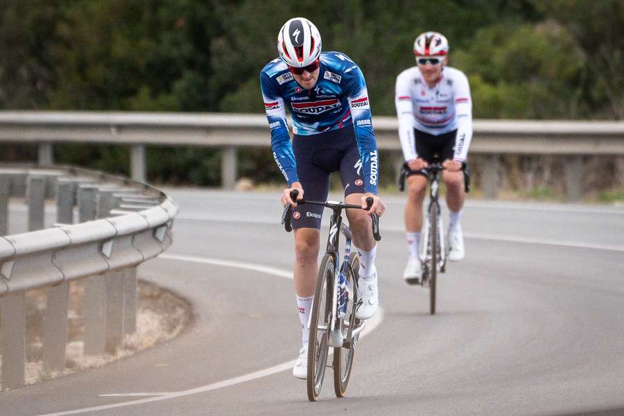 Vervaeke lors de la présentation de la Soudal-Quick Step le mois dernier.