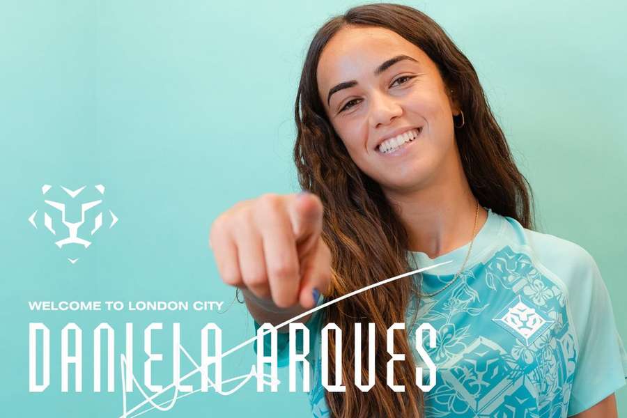 Daniela Arques assinou por três épocas pelo London City Lionesses