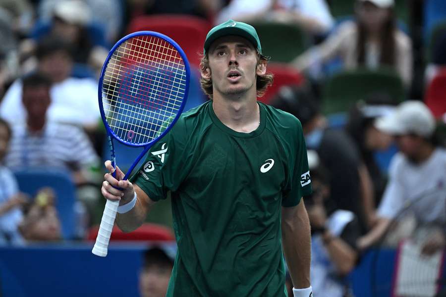 De Minaur celebrates win